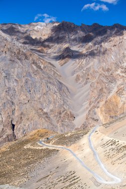Himalaya peyzaj Himalayalar manali leh yolu boyunca. Himachal pradesh, Hindistan