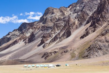 Himalaya peyzaj Himalayalar manali leh yolu boyunca. Himachal pradesh, Hindistan