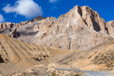 Himalaya peyzaj Himalayalar manali leh yolu boyunca. Himachal pradesh, Hindistan
