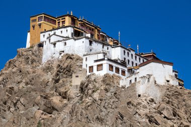 Tiksey Manastırı bir Budist manastır Ladakh, Hindistan olduğunu , 