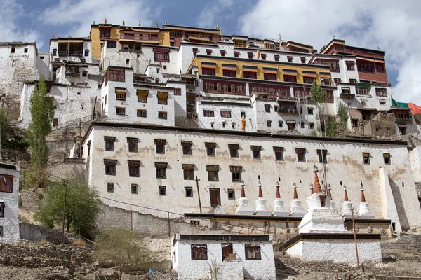 Tiksey klooster is een boeddhistisch klooster in Ladakh, India , — Stockfoto