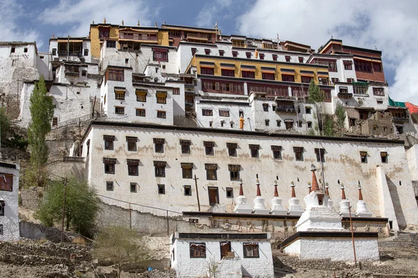 Tiksey 수도원은 Ladakh, 인도에서 불교 수도원 , — 스톡 사진