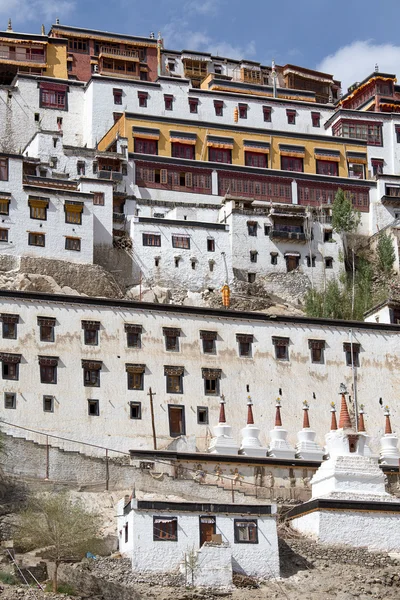 Mosteiro de Tiksey é um mosteiro budista em Ladakh, Índia  , — Fotografia de Stock