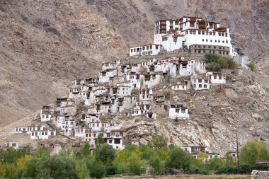 Chemdey gompa, Budist manastır Ladakh, Jammu ve Keşmir, Hindistan 