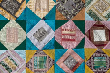 Asya patchwork halıya Leh, Ladakh, Hindistan