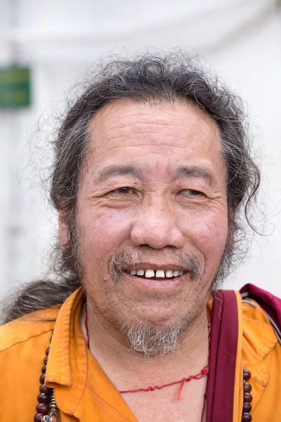 Eski Tibetli Budist keşiş Dharamsala, Hindistan — Stok fotoğraf