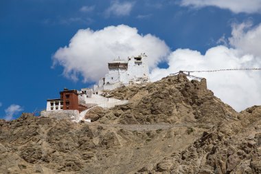 Kalesi ve Namgyal Leh, Ladakh, Hindistan içinde