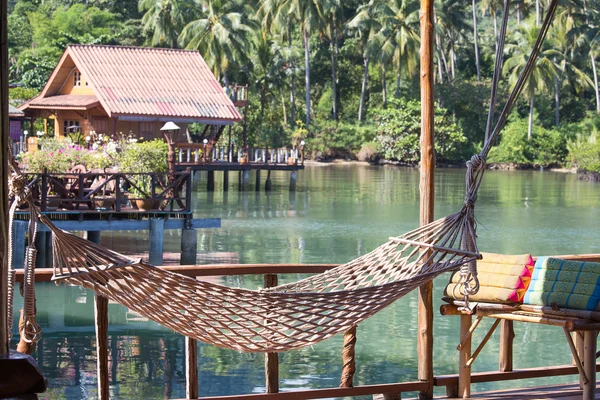 Lugar maravilhoso para relaxar na ilha Koh Chang, Tailândia — Fotografia de Stock