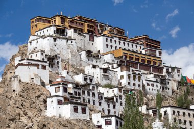Tiksey Manastırı bir Budist manastır Ladakh, Hindistan olduğunu , 