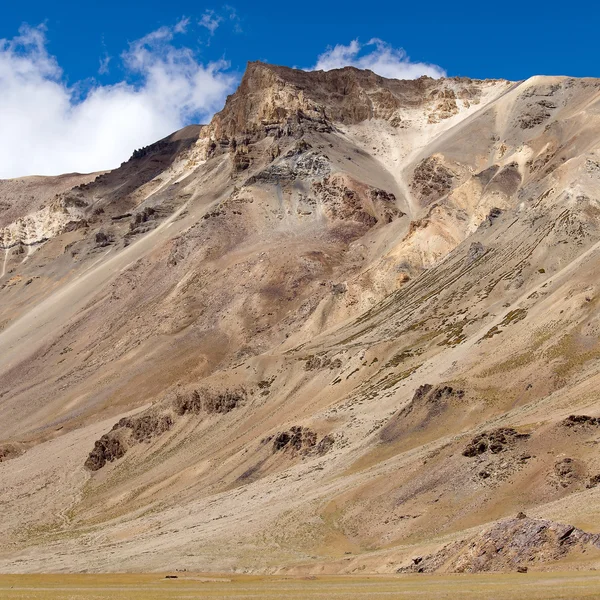 Himalayan landscape in Himalayas along Manali-Leh highway. Himachal Pradesh, India — Stock Photo, Image