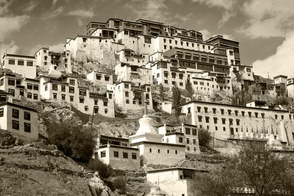 Tiksey Μονή είναι ένα βουδιστικό μοναστήρι σε Ladakh, Ινδία , — Φωτογραφία Αρχείου