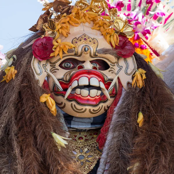 Endonezya geleneksel Balinese Barong maskesi closeup — Stok fotoğraf