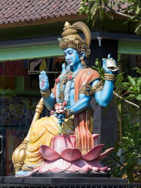 Shiva heykel, hindu Idol Ubud, Bali, Endonezya
