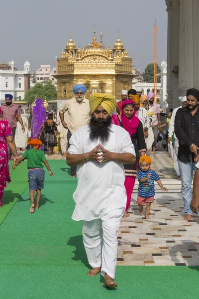 Goldener Tempel in Amritsar, Punjab, Indien. — Stockfoto