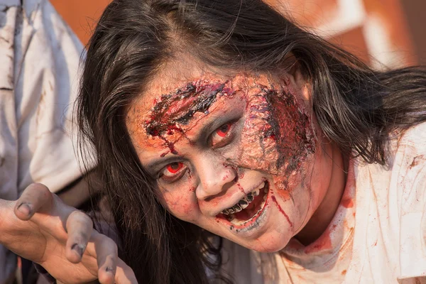 Portret van een zombie — Stockfoto