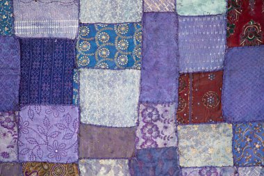 Asya patchwork halıya Leh, Ladakh, Hindistan