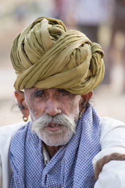Portrait Indian man. Pushkar, India
