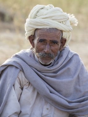 Portrait Indian man. Pushkar, India