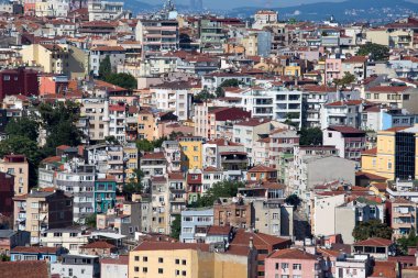 Istanbul cityscape at the sunset, Turkey