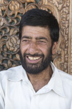 Portrait indian muslim man  