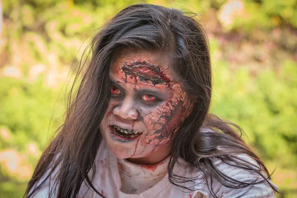 Portret van een zombie. Bangkok, Thailand — Stockfoto