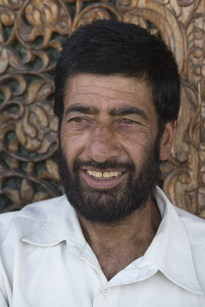 Portrait indian muslim man — Stock Photo, Image