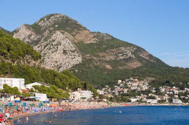Coastal mountain landscape in Sutomore, Montenegro