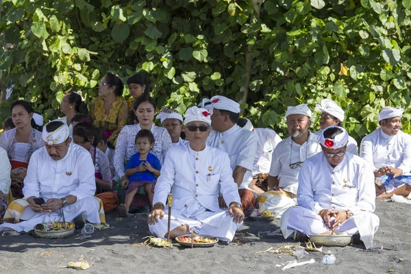 Indonesian people celebrate Balinese New Year and the arrival of spring — Stock Photo, Image