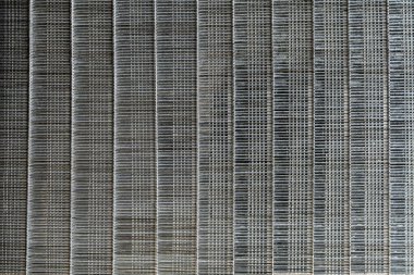 Pnömatik çivi tabancası için demir çivi arkaplan ve dokusu, yakın plan, üst görüş. Marangozların çivilerinin soyut yüzeyi