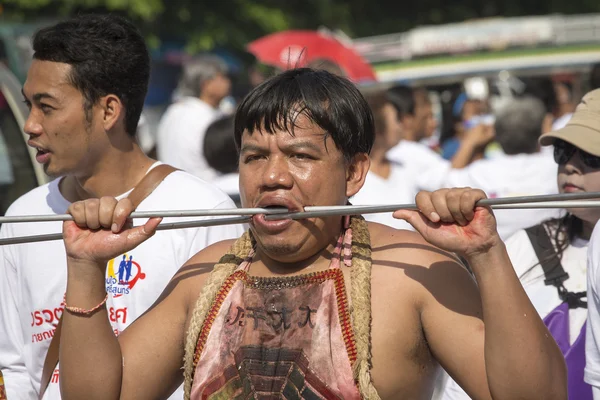 Chinese Vegetarian Festival at Phuket Town. Thailand — Stock Photo, Image