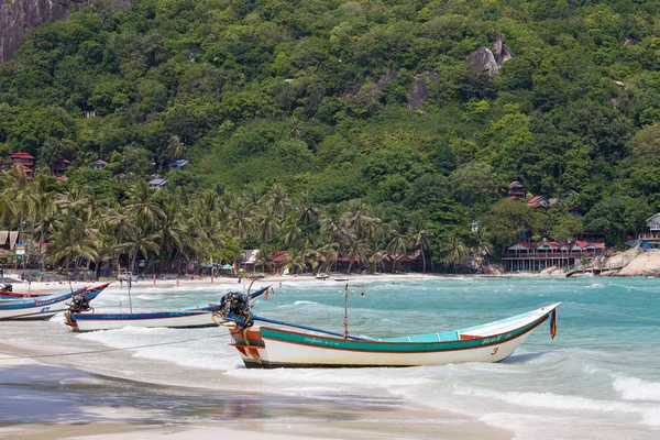 Haad Rin praia na ilha Koh Phangan. Tailândia — Fotografia de Stock
