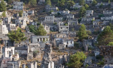 Kayaköy, Fethiye antik kalıntıları. Türkiye