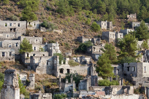 Ruines antiques de Kayakoy, Fethiye. Turquie — Photo