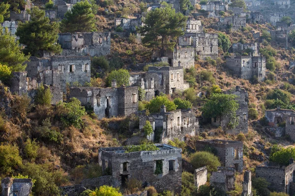 Ancient ruins of Kayakoy, Fethiye. Turkey — Stock Photo, Image