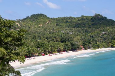 Güzel tanga Nai Pan Noi Beach. Adası Koh Samui, Tayland