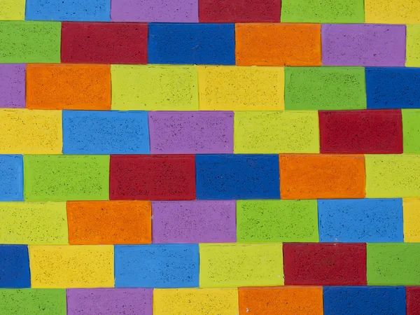 Fundo de parede multicolorido — Fotografia de Stock