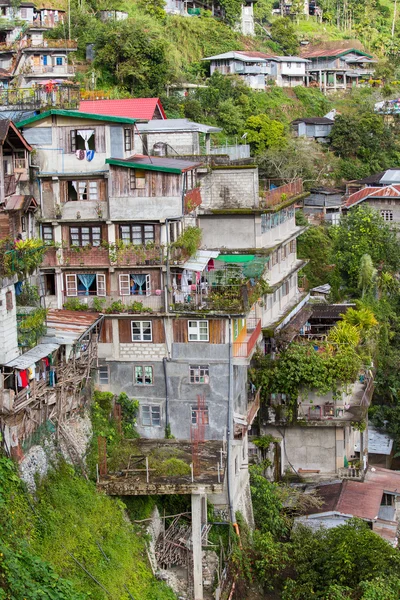 Village Banaue, northern Luzon, Ifugao province Philippines. The world heritage Rice terraces in Banaue. — Stock Photo, Image