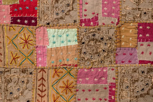 Азіатський печворк килим у Лех, Ладакх, Індія — стокове фото
