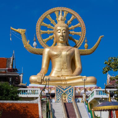 koh Samui Tayland büyük Buda heykeli