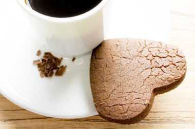 çikolata kalp kurabiye