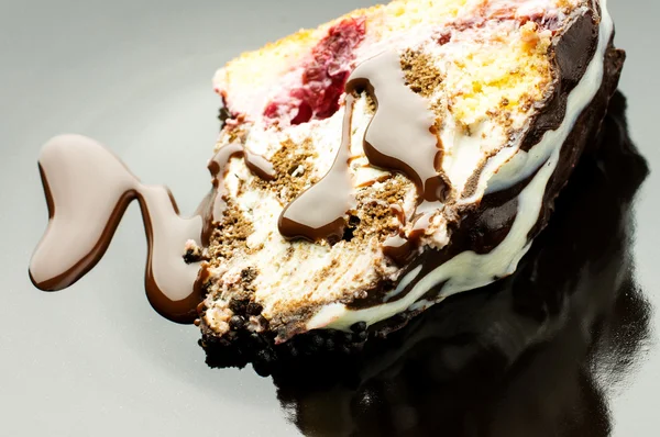 Chocolate cake dessert — Stock Photo, Image