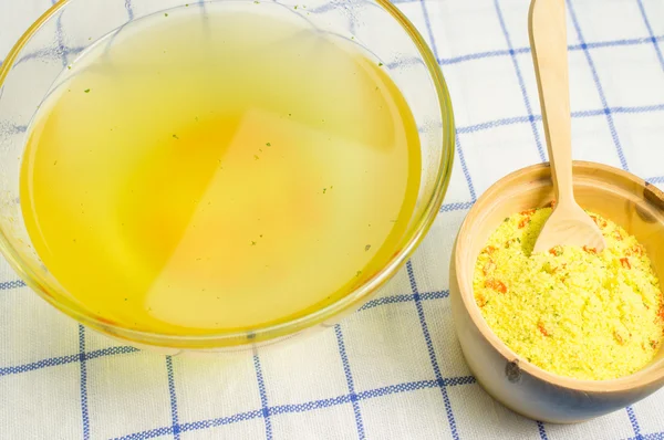 Caldo, caldo, sopa limpa — Fotografia de Stock