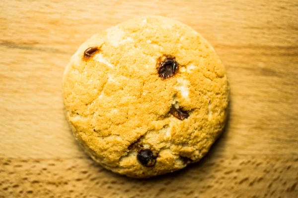 Shortbread koekjes met rozijnen — Stockfoto