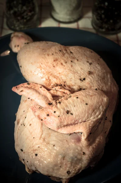 Half of raw chicken — Stock Photo, Image