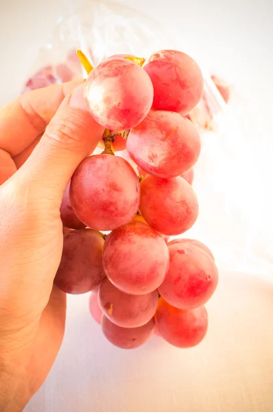 Grapes in the package — Stock Photo, Image