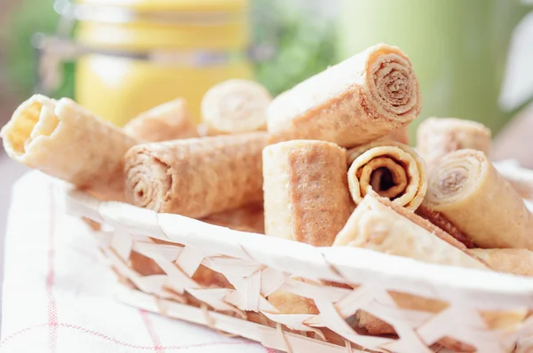 Wafer roll — Stock Photo, Image