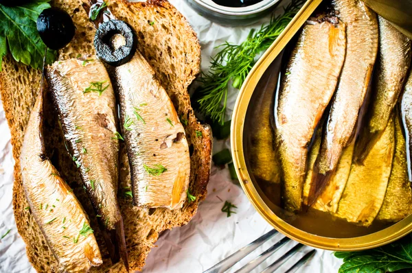 Sardine, spratti — Foto Stock