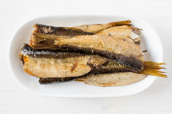 Smoked sardines — Stock Photo, Image