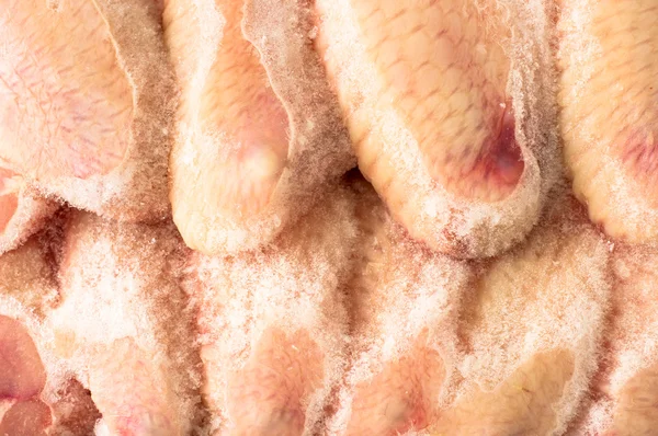 Asas de frango congeladas — Fotografia de Stock