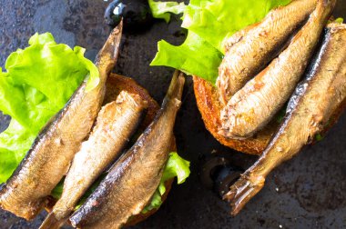 Sardalye ile Burger